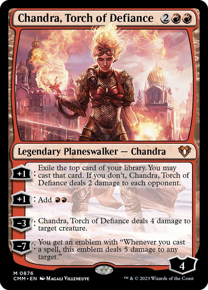 Chandra, Torch of Defiance [#0876 Reprints] (CMM-M)