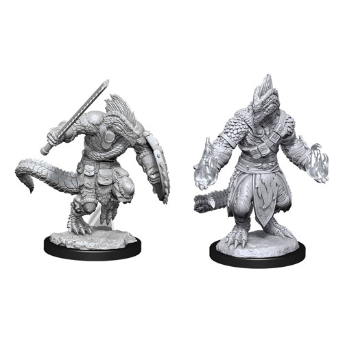 D&D: Nolzur's Marvelous Miniatures - Lizardfolk Barbarian and Cleric (90308)