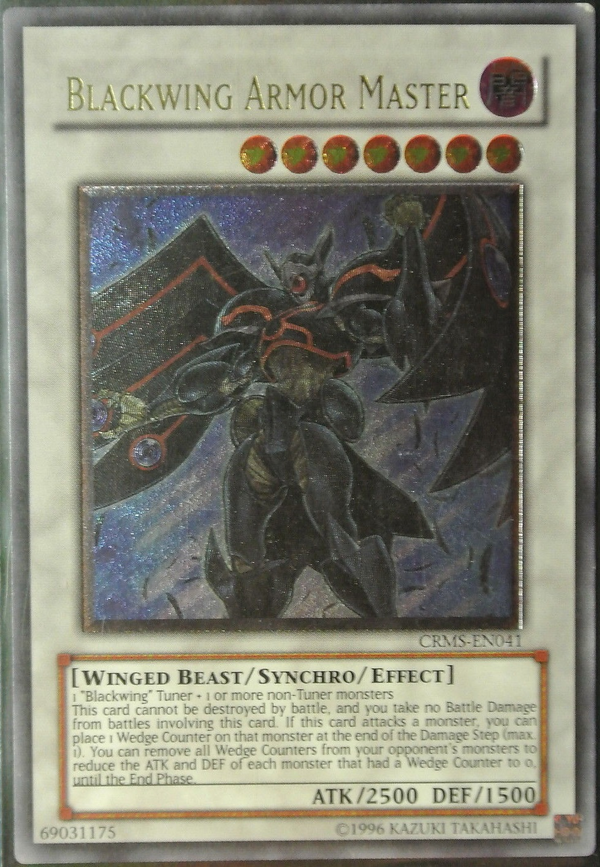 Blackwing Armor Master (CRMS-EN041) Ultimate Rare - Near Mint Unlimited