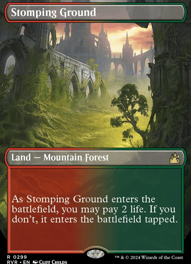 Stomping Ground [#0299 Borderless Shocklands] (RVR-R)