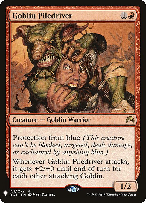 Goblin Piledriver [Mystery Booster #0959] (ORI-R)