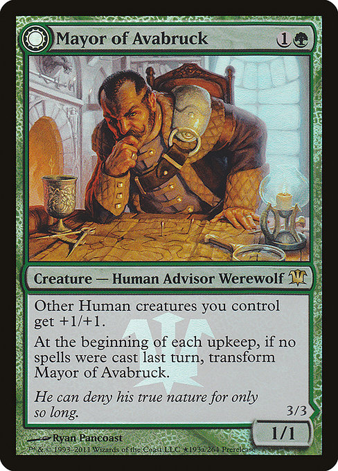 Mayor of Avabruck/Howlpack Alpha (ISD-R-PRE)