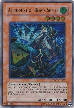 Alchemist of Black Spells (UTR) (ABPF-EN082) Ultimate Rare - Near Mint Unlimited