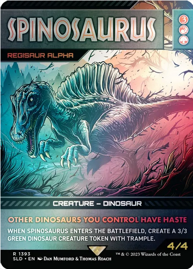 Spinosaurus [#1393 Regisaur Alpha] (SLD-R) Rainbow Foil