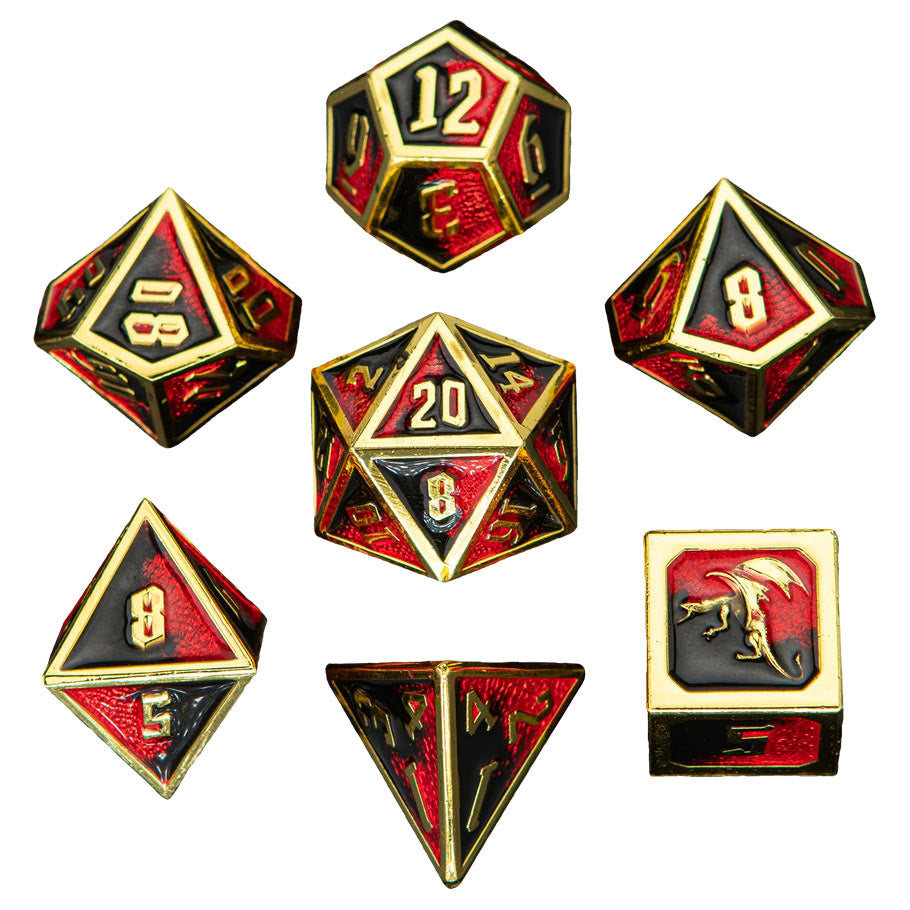 HPG 0290: Solid Metal - Draconis: Red/Black with Gold (7)