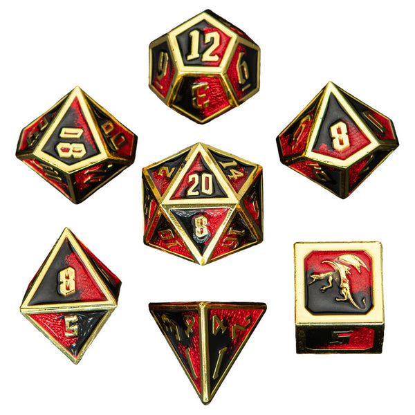 HPG 0290: Solid Metal - Draconis: Red/Black with Gold (7)
