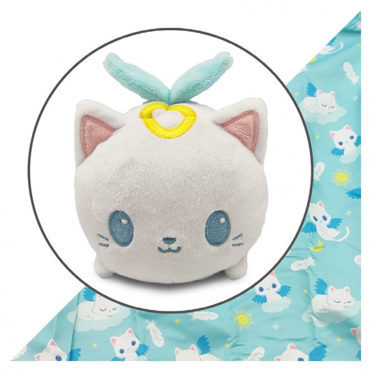 Plush Tote Bag: White Angel Cat - Angel Cat