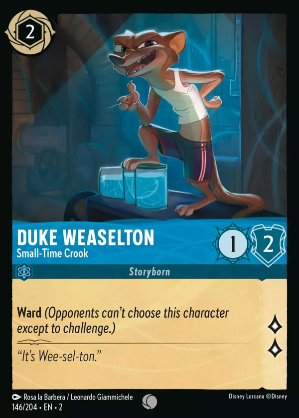 Duke Weaselton - Small-Time Crook (Rise of the Floodborn 146/204) Common - Near Mint