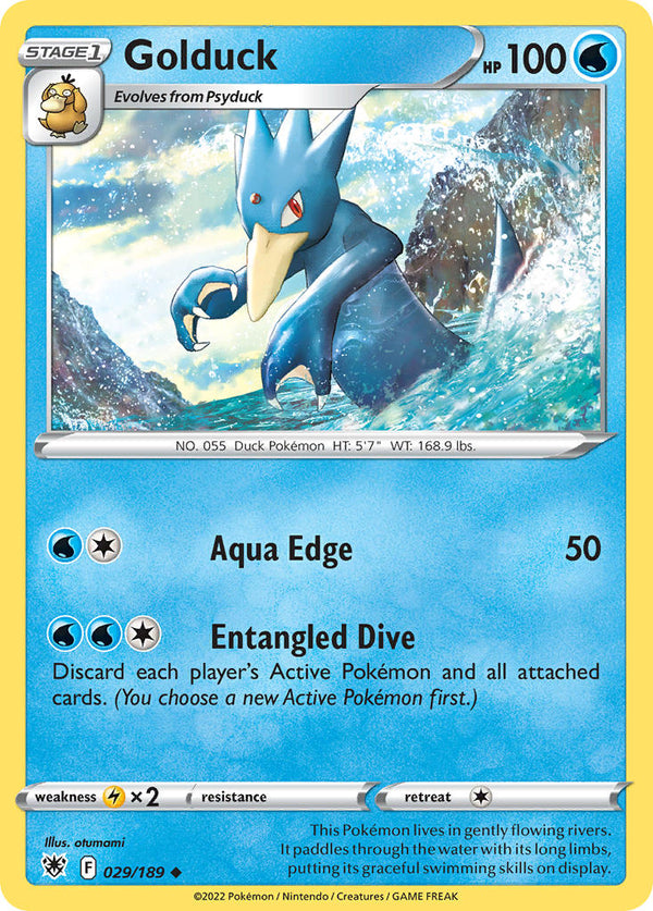 Golduck - 029/189 (SWSH10) Uncommon - Near Mint