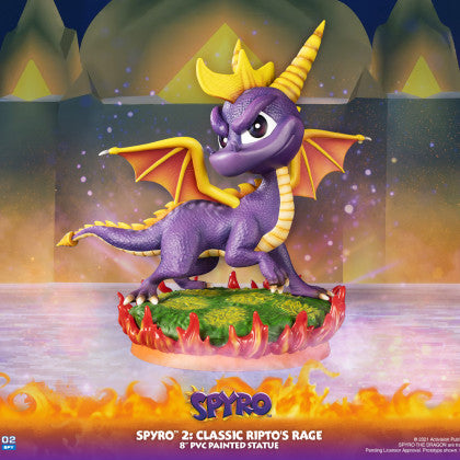 F4F Spyro 2: Classic Ripto's Rage 8-Inch PVC Statue