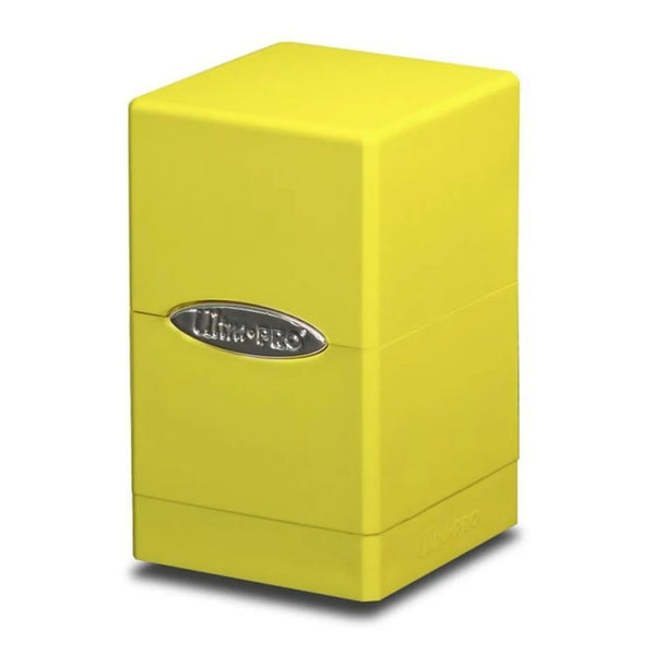 Ultra-PRO: Satin Tower Deck Box - Solid: Lemon Yellow