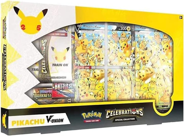 Pokemon TCG: Celebrations Pikachu V-Union Premium Playmat Collection