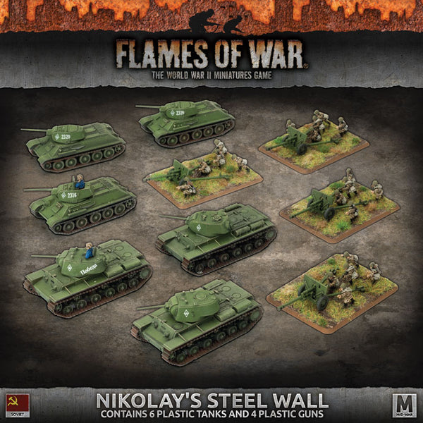 Flames of War: WWII: Soviet (SUAB09) - Nikolay's Steel wall (Early)