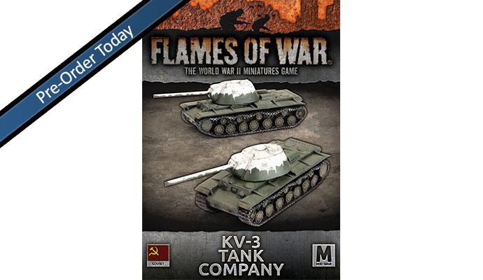 Flames of War: WWII: Soviet (SBX82) -  KV-3 Tank Company (x2)