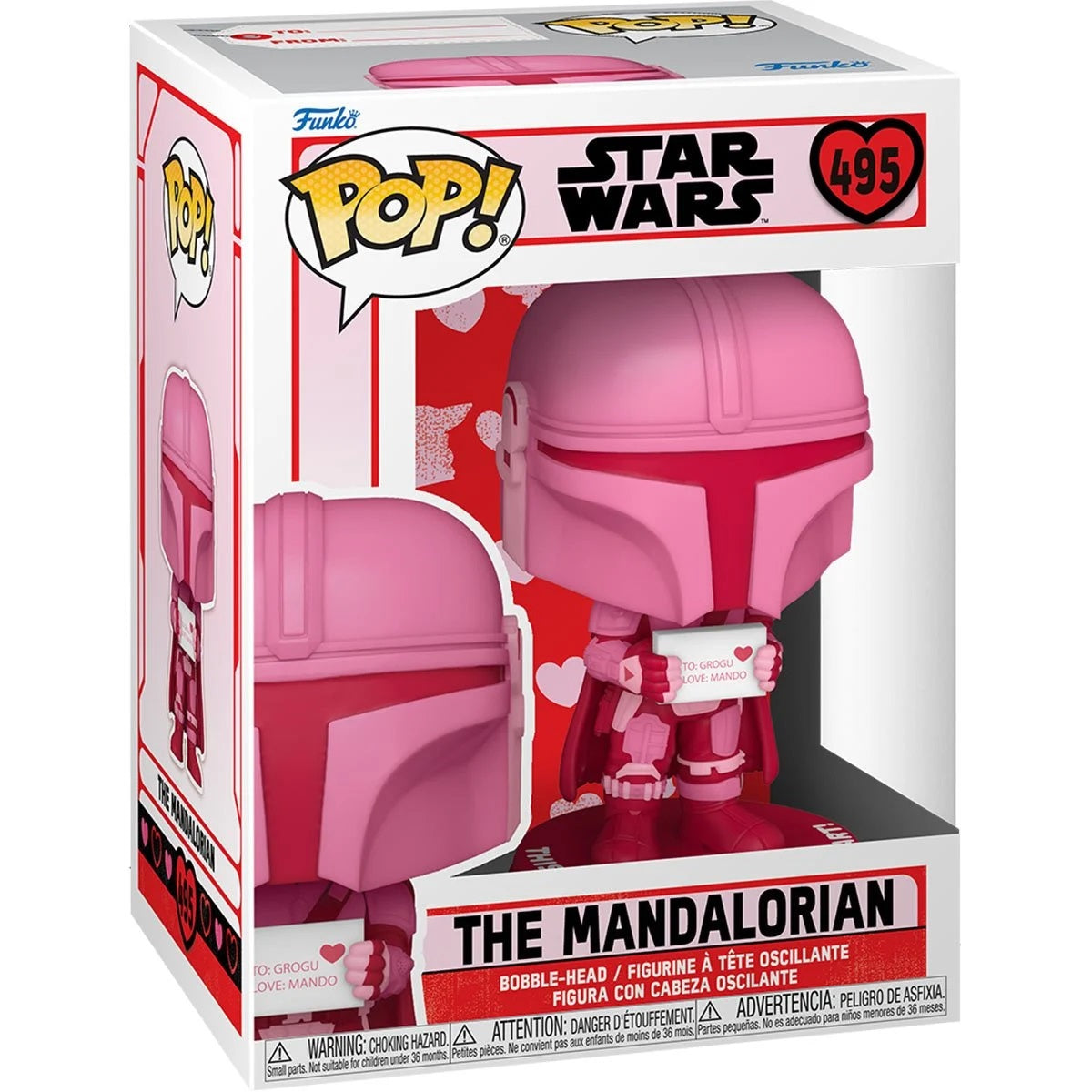POP Figure: Star Wars Valentines #0495 -  The Mandalorian