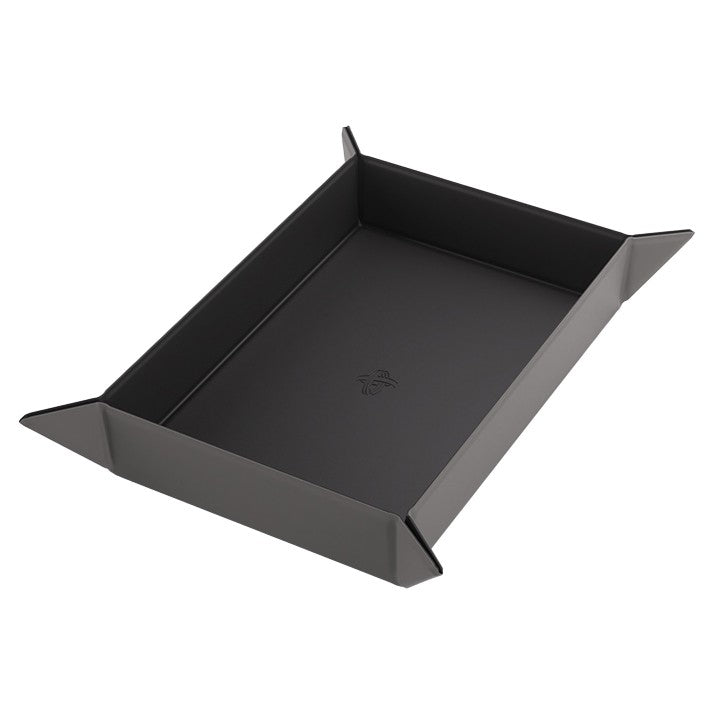 GameGenic: Magnetic Dice Tray - Rectangle: Black & Gray