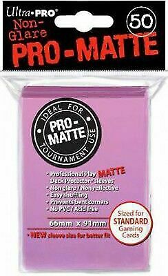 Ultra-PRO: Standard Sleeves - Pro-Matte:  Pink (50)