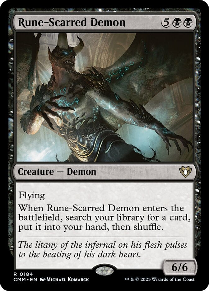 Rune-Scarred Demon [#0184] (CMM-R)