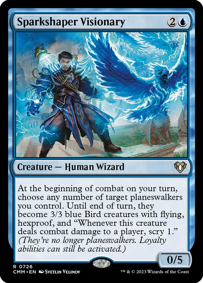 Sparkshaper Visionary [#0726 New Commander Cards] (CMM-R)