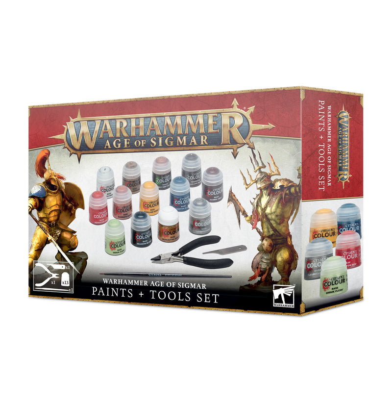 Age of Sigmar: Paints + Tools Set (3rd Ed)