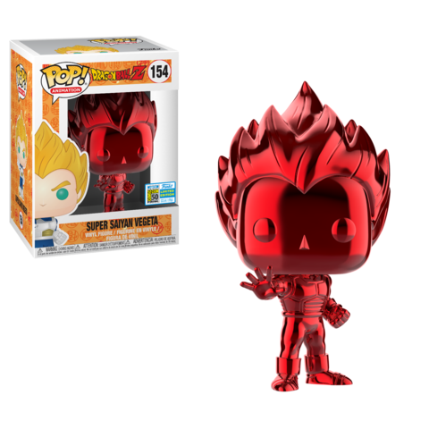 POP Figure: Dragonball Z #0154 - Super Saiyan Vegeta (SDCC 2019 Red Chrome)