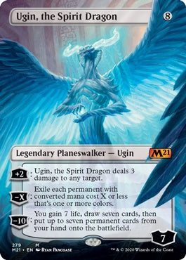 Ugin, the Spirit Dragon [#279 Borderless Planeswalkers] (M21-M)