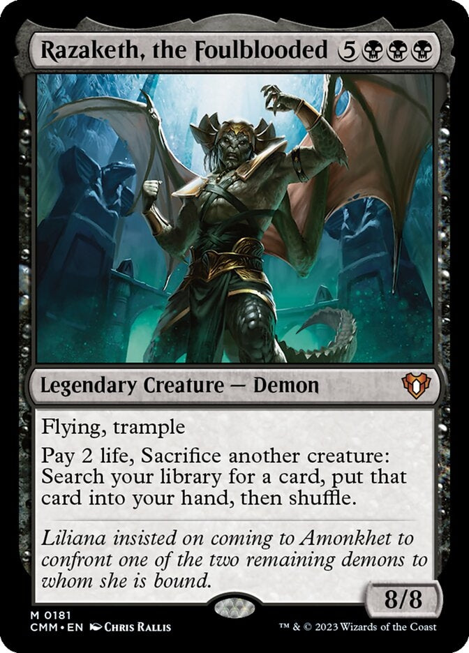 Razaketh, the Foulblooded [#0181] (CMM-M)
