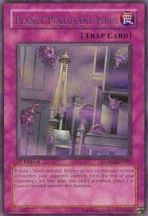 Planet Pollutant Virus (CRMS-EN080) Rare - Near Mint 1st Edition