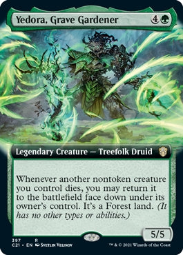 Yedora, Grave Gardener [Extended Art] (C21-R)