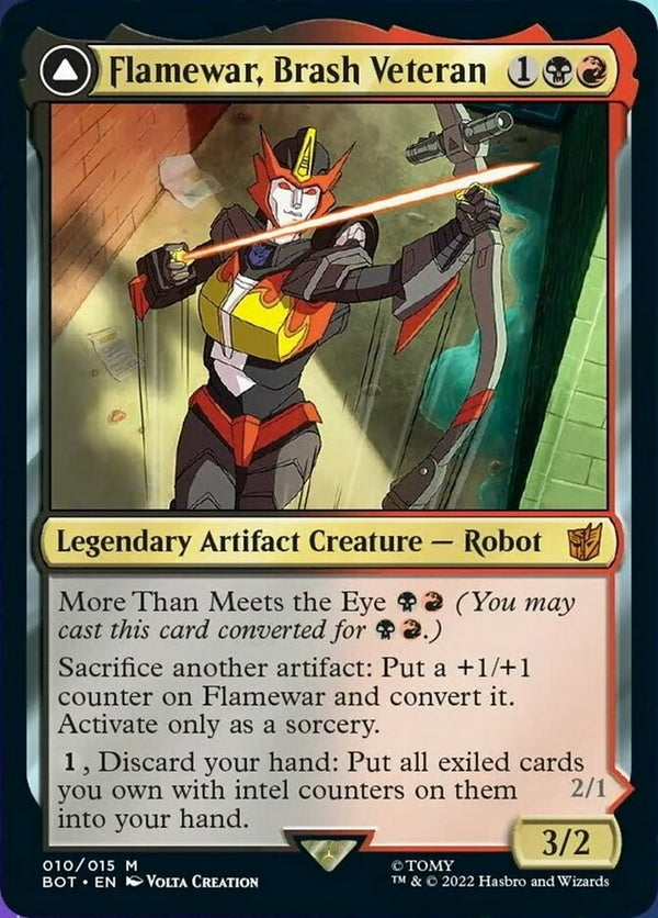 Flamewar, Brash Veteran // Flamewar, Streetwise Operative (BOT-M)