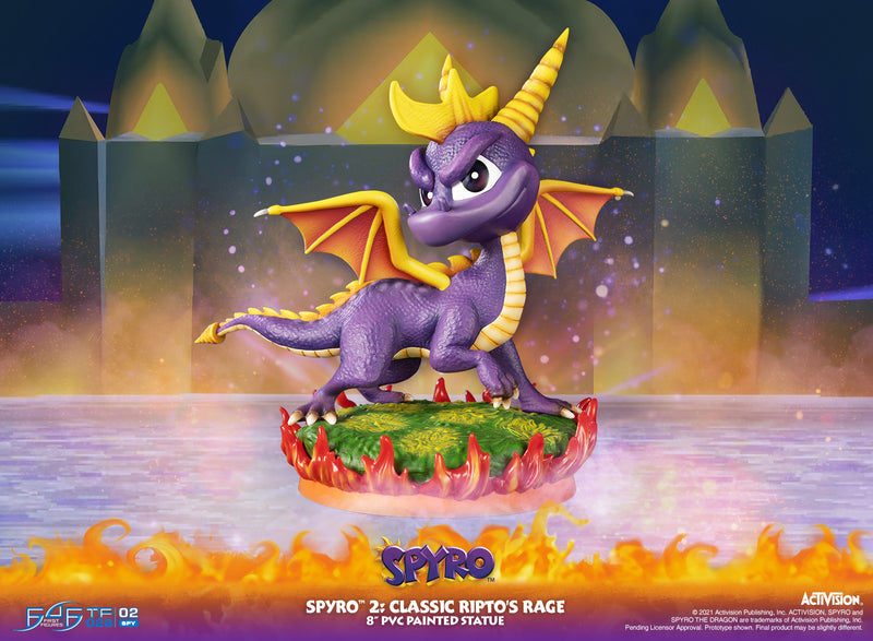 F4F Spyro 2: Classic Ripto's Rage 8-Inch PVC Statue