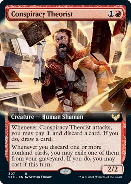 Conspiracy Theorist [#307 Extended Art] (STX-R)