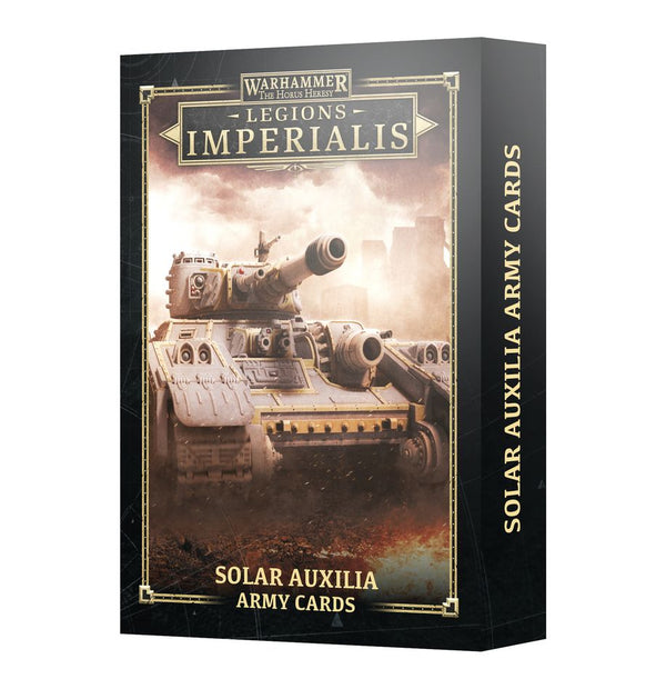 The Horus Heresy - Legions Imperialis: Solar Auxilia - Army Cards (GW Direct)