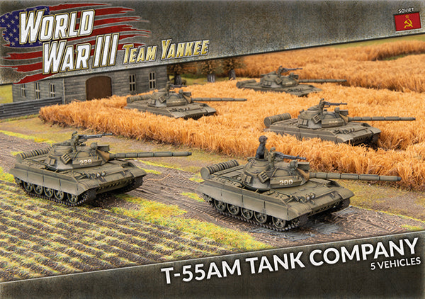 Flames of War: Team Yankee WW3: Soviet (TSBX22) - T-55AM Tank Company (Plastic)