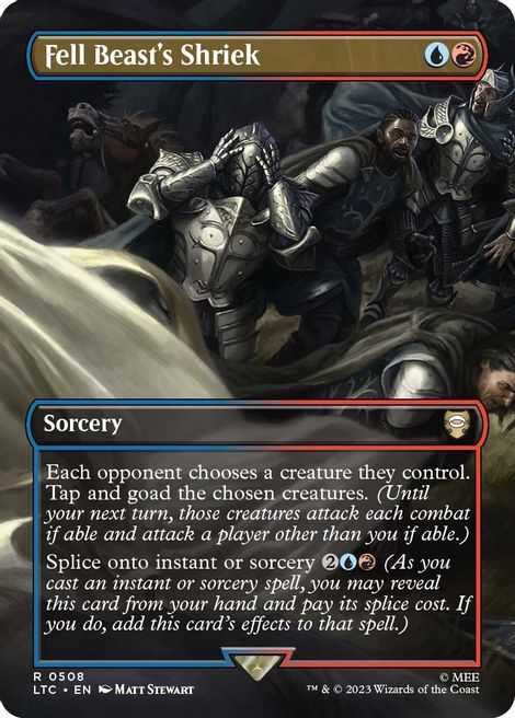 Fell Beast's Shriek [#0508 Holiday Scene Boxes] (LTC-R-FOIL)