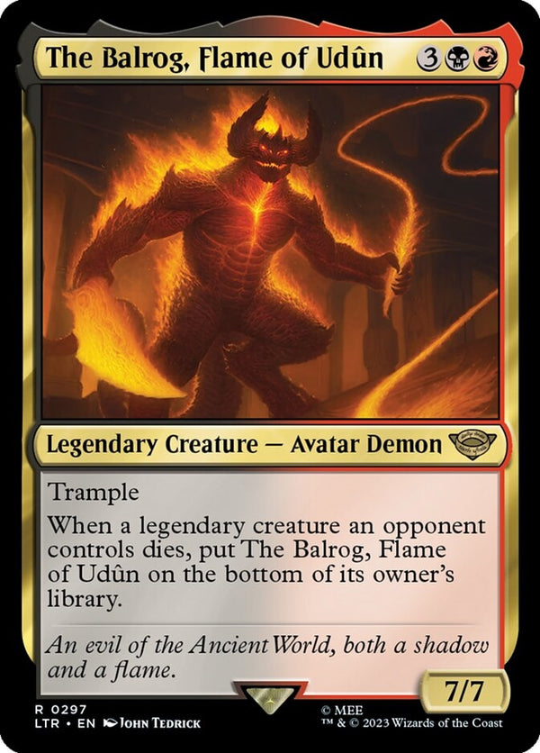 The Balrog, Flame of Udun [#0297 Starter Deck] (LTR-R)