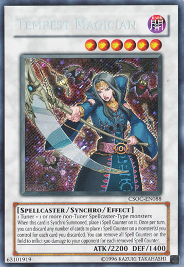 Tempest Magician (CSOC-EN088) Secret Rare - Near Mint Unlimited