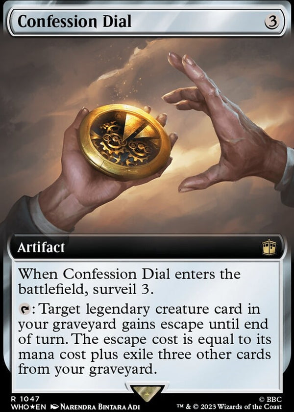 Confession Dial [#1047 Surge Foil Extended Art] (WHO-R)