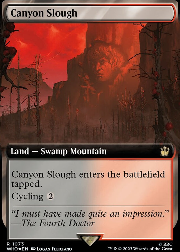 Canyon Slough [#1073 Surge Foil Extended Art Reprint] (WHO-R)