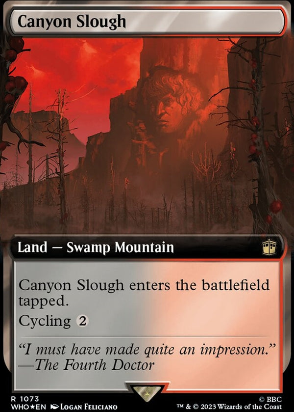 Canyon Slough [#1073 Surge Foil Extended Art Reprint] (WHO-R)