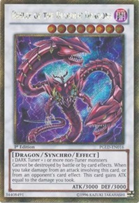 Beelze of the Diabolic Dragons (PGLD-EN016) 1st Ed. Secret Rare