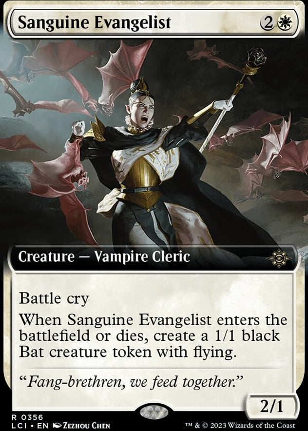 Sanguine Evangelist [#0356 Extended Art] (LCI-R)