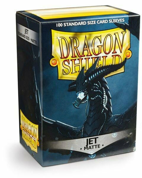 Dragon Shield: Standard - Matte: Jet 100 Count
