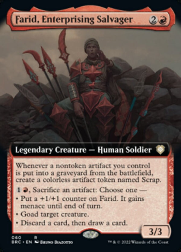 Farid, Enterprising Salvager [#60 Extended Art] (BRC-R)