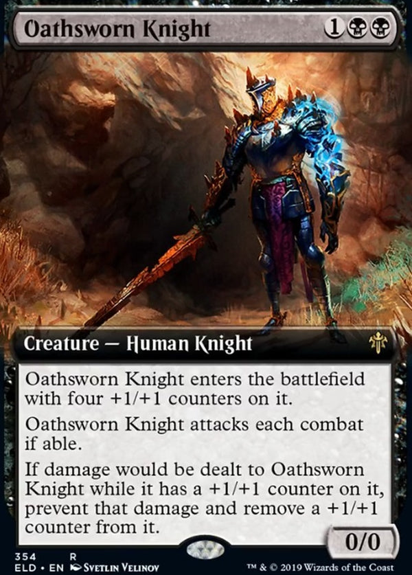 Oathsworn Knight [#354 Extended Art] (ELD-R)