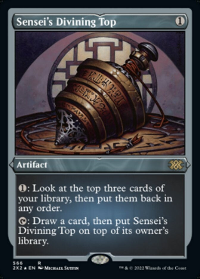 Sensei's Divining Top [#566 Etched Foil] (2X2-R)