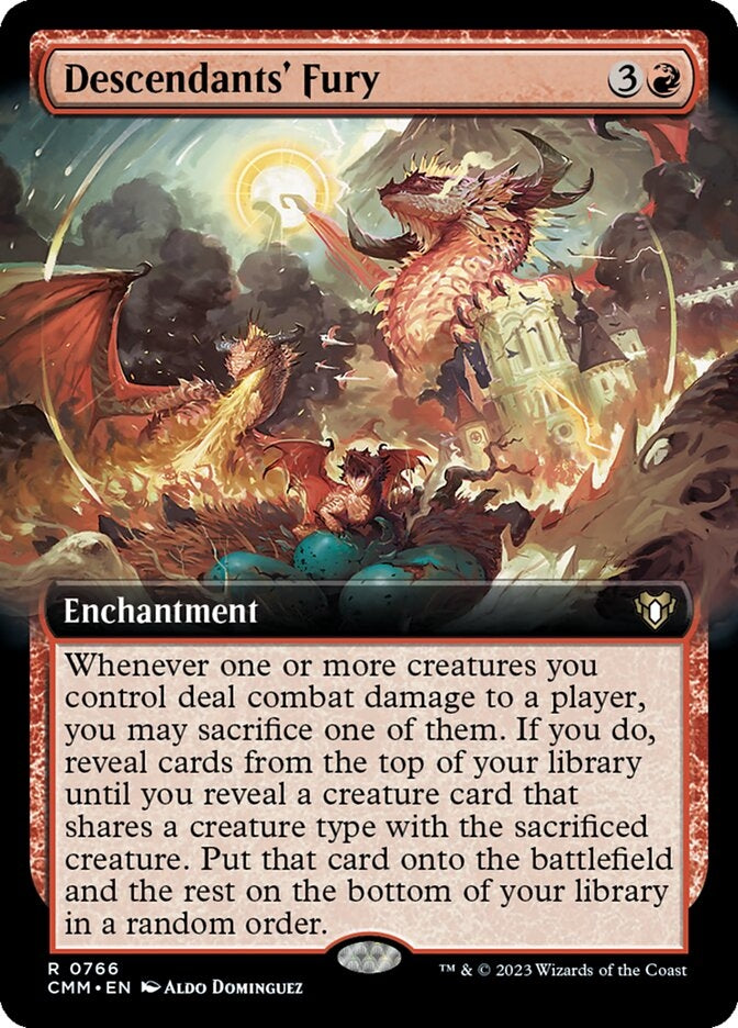 Descendants' Fury [#0766 Extended Art] (CMM-R)