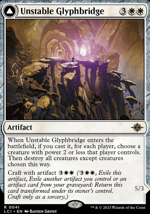 Unstable Glyphbridge // Sandswirl Wanderglyph [#0041] (LCI-R)