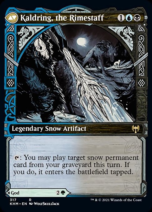 Jorn, God of Winter // Kaldring, the Rimestaff [Showcase #317] (KHM-R)