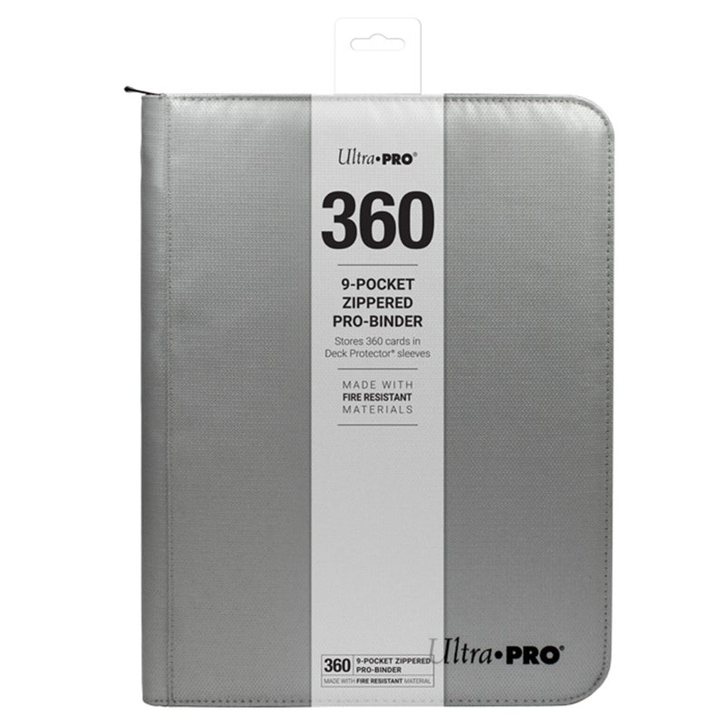 Ultra-PRO: 9-Pocket Zippered PRO-Binder - Silver